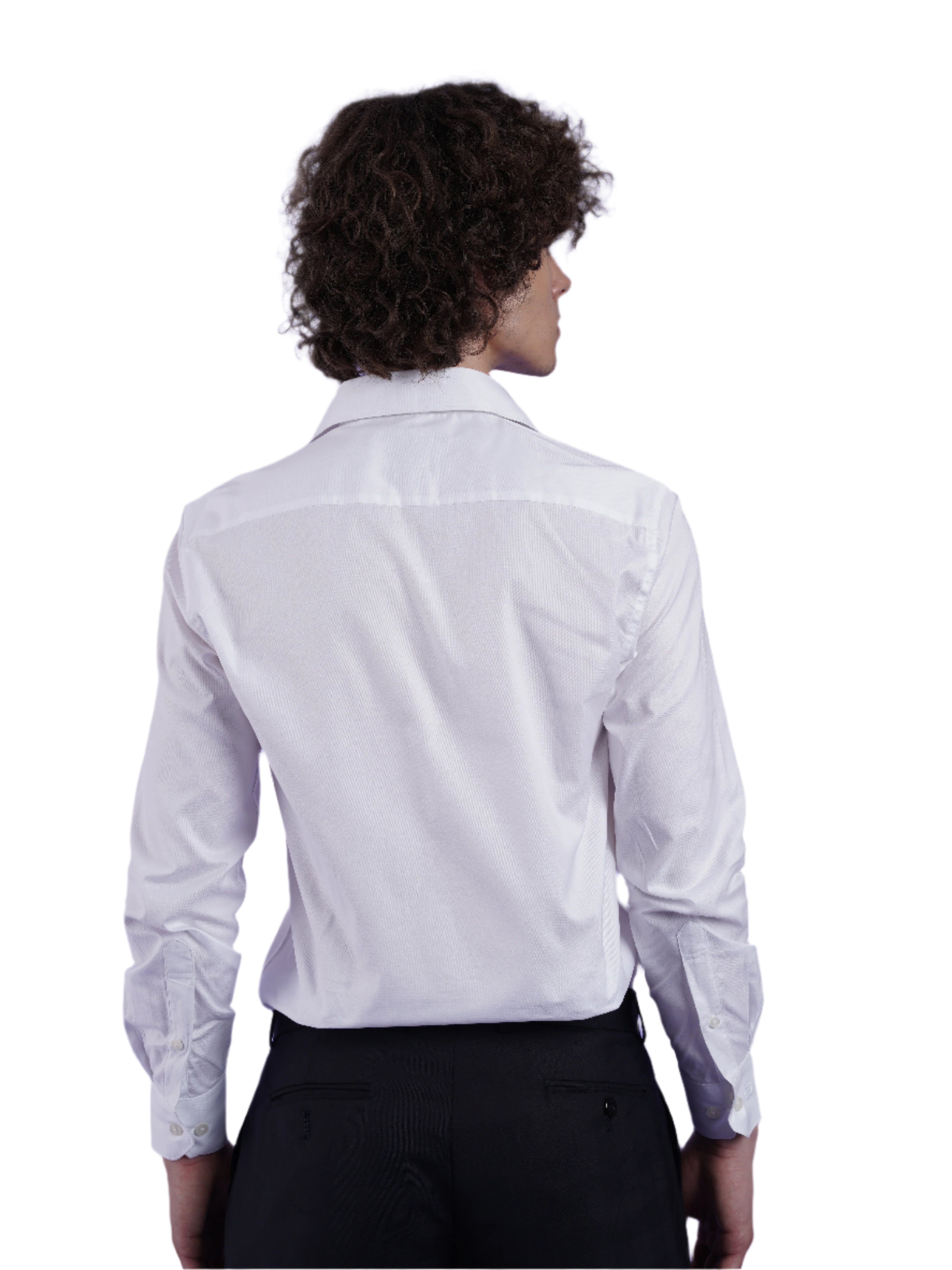 Men's White Formal Full Sleeves Shirt