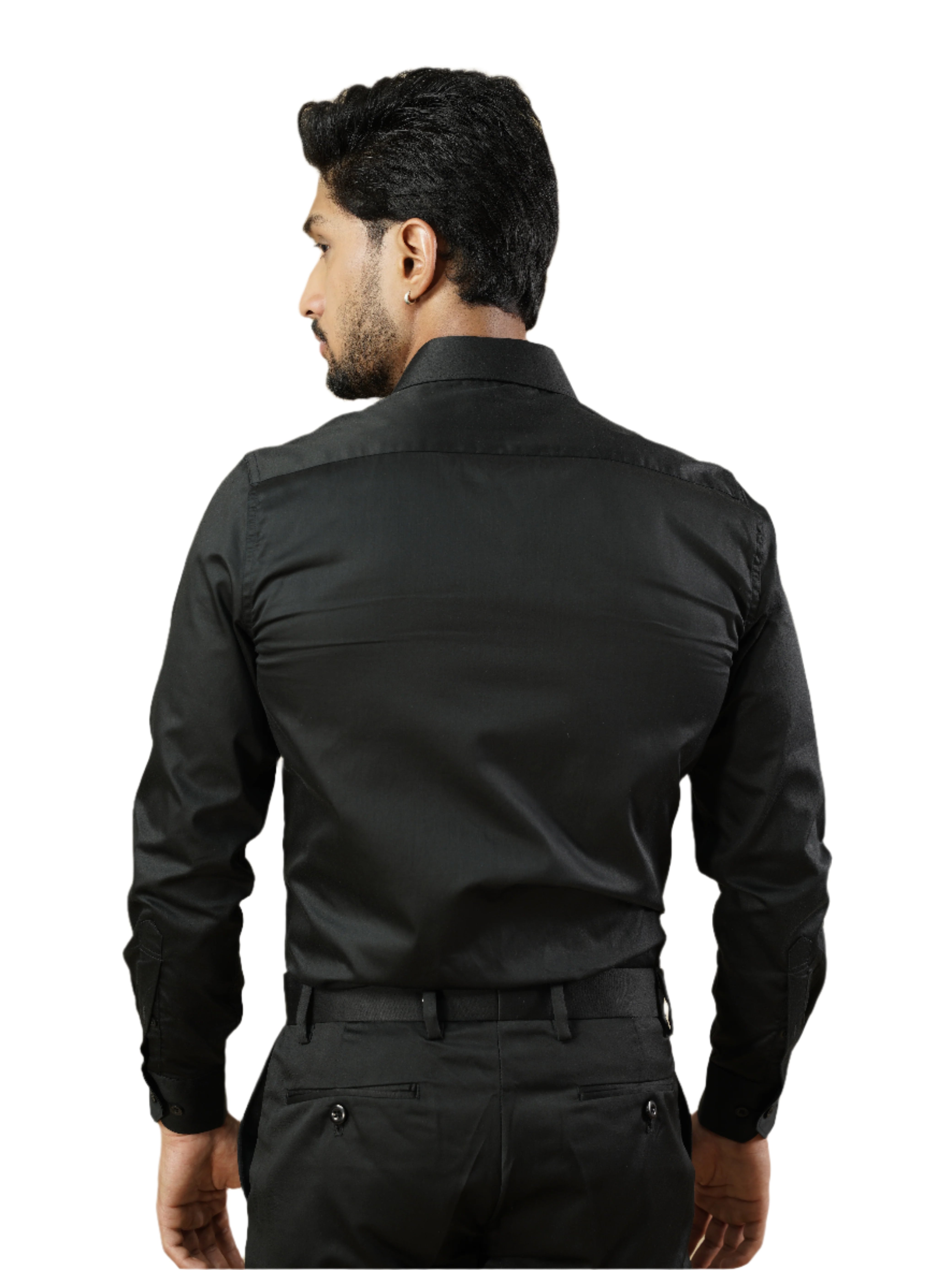 Men’s Black Formal Full Sleeves Shirt