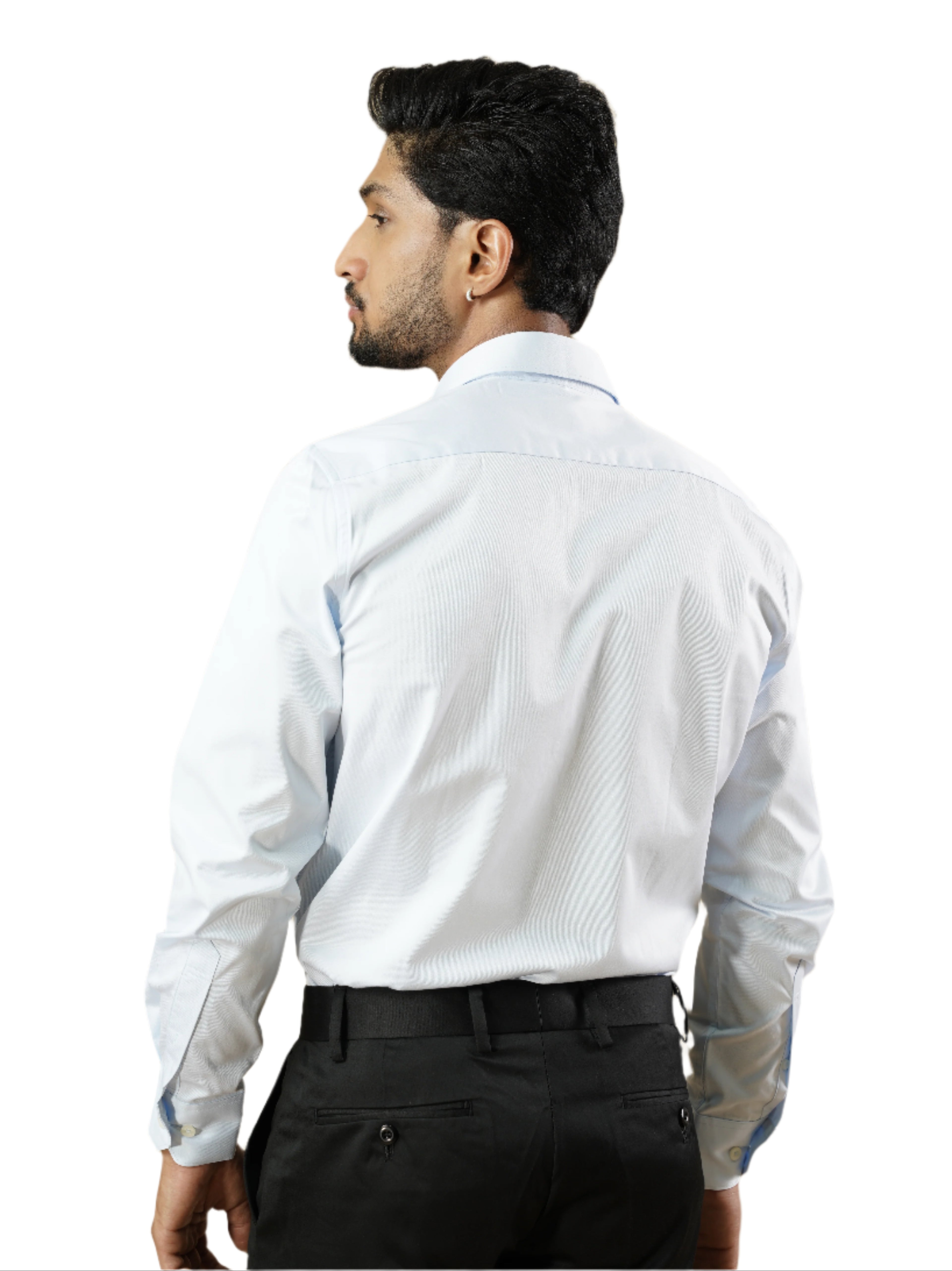 Men’s Light Blue Formal Full Sleeves Shirt