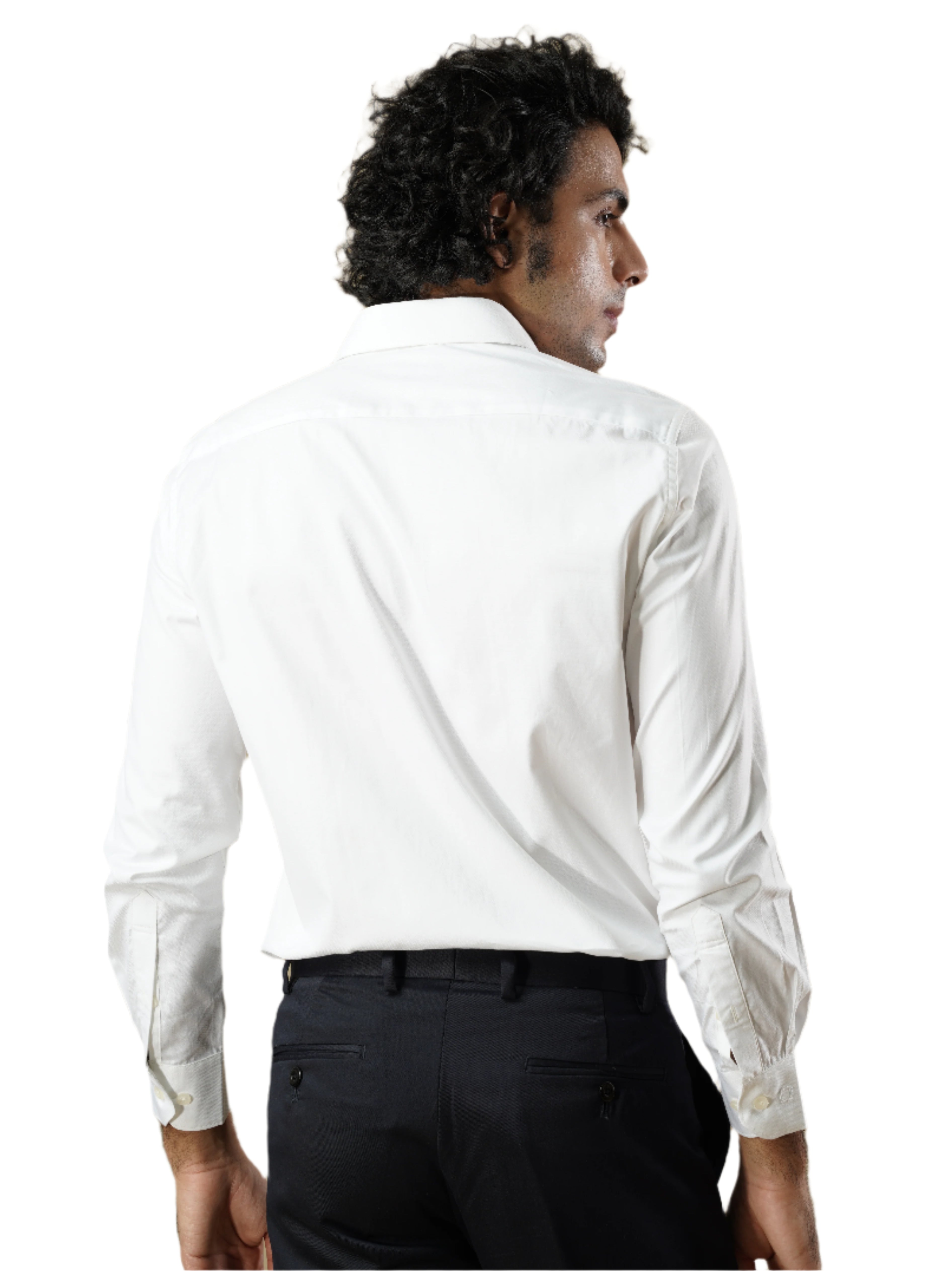 Men’s White Formal Full Sleeves Shirt
