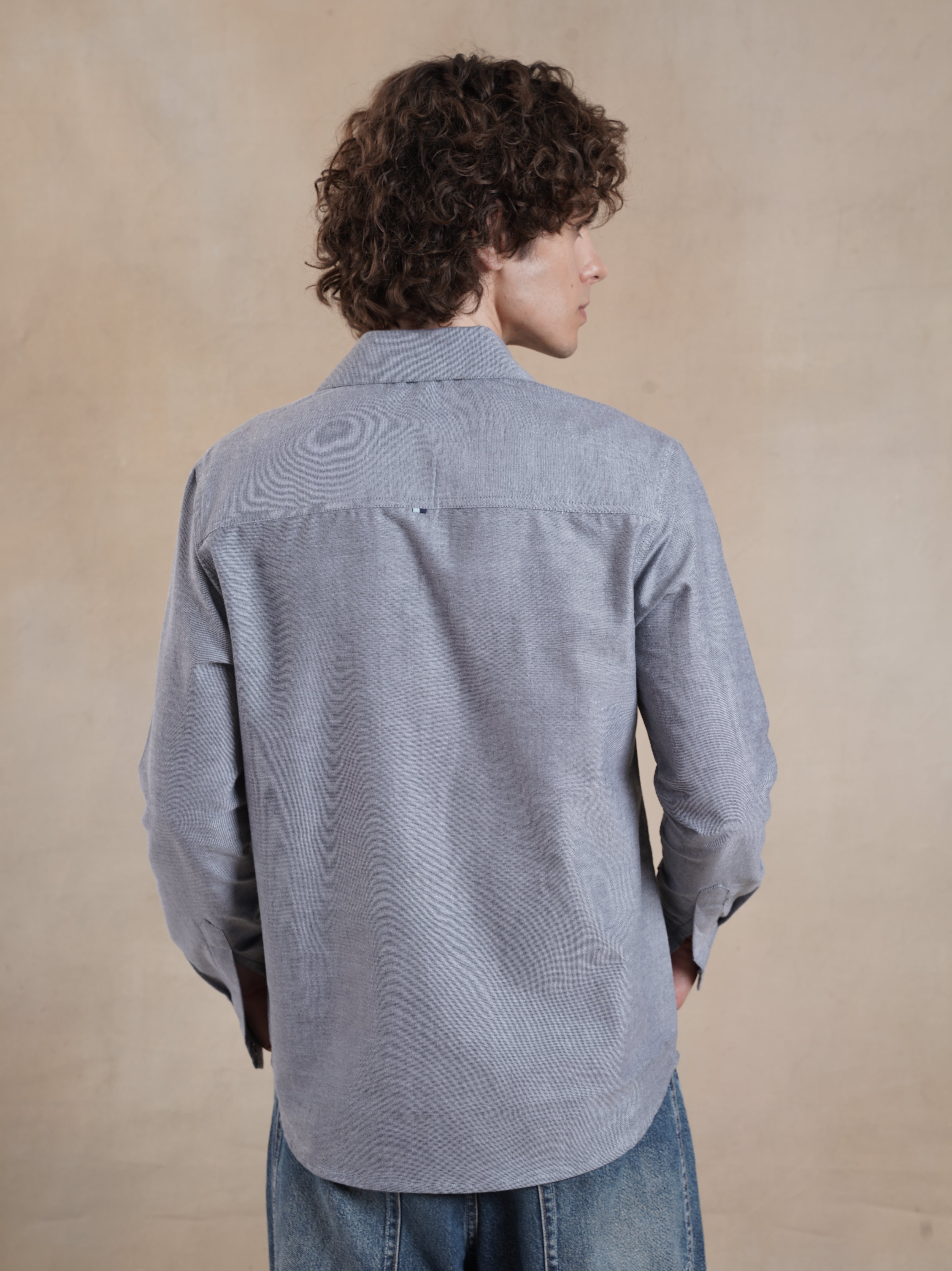 Men's Chambray Western Shirt