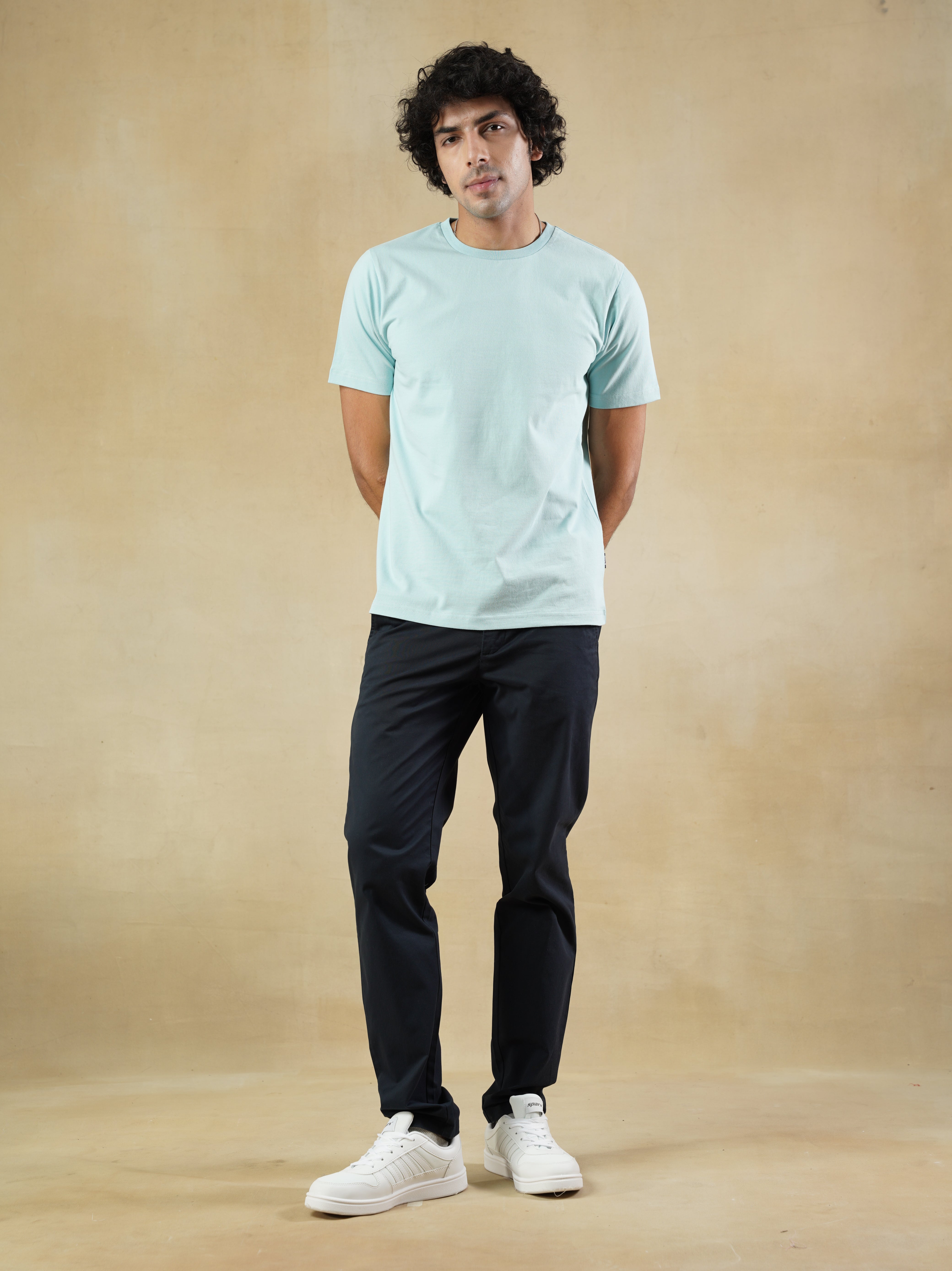 Men’s Sky Blue Crewneck T-Shirt