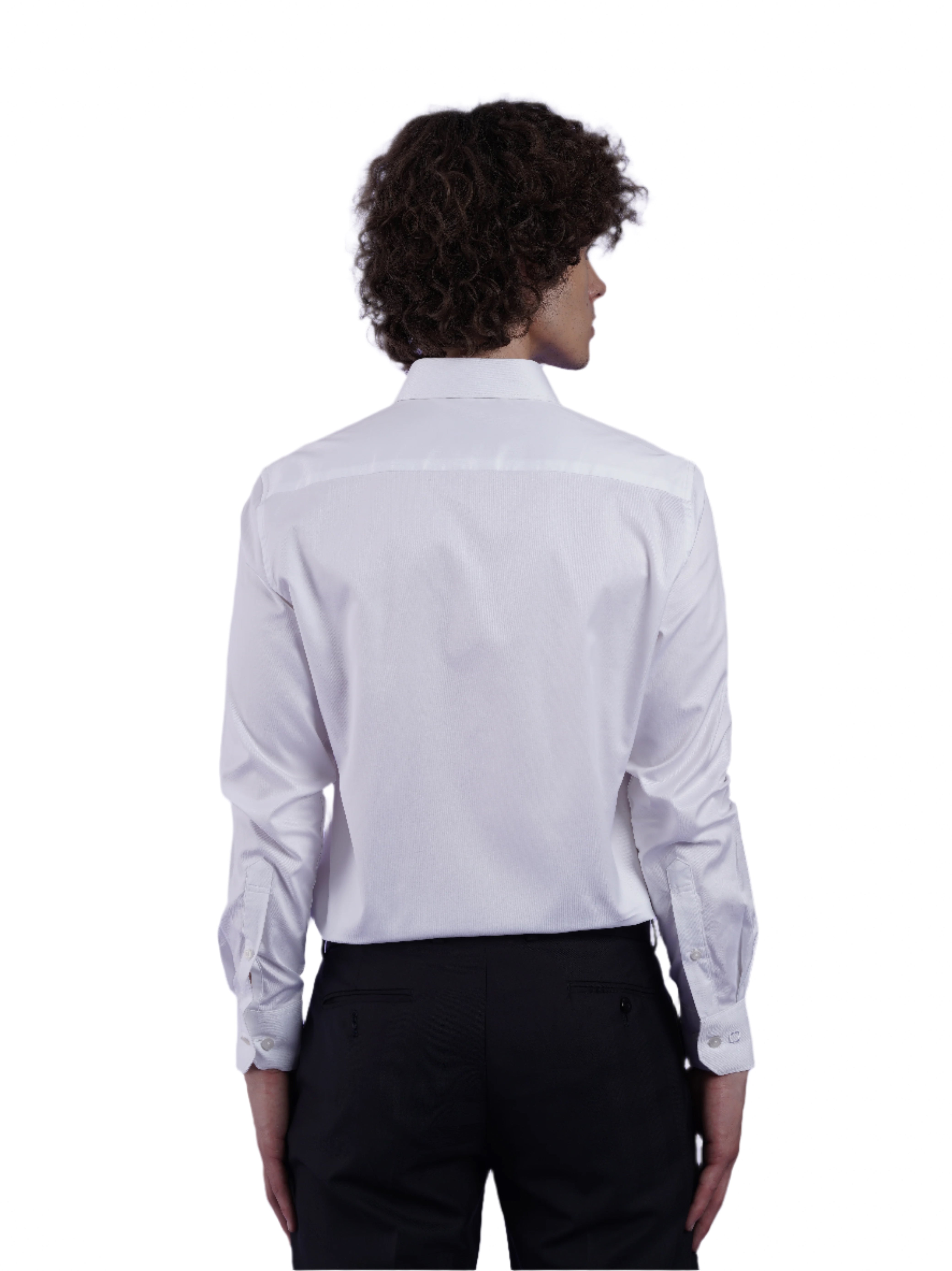 Men's White Formal Full Sleeves Shirt
