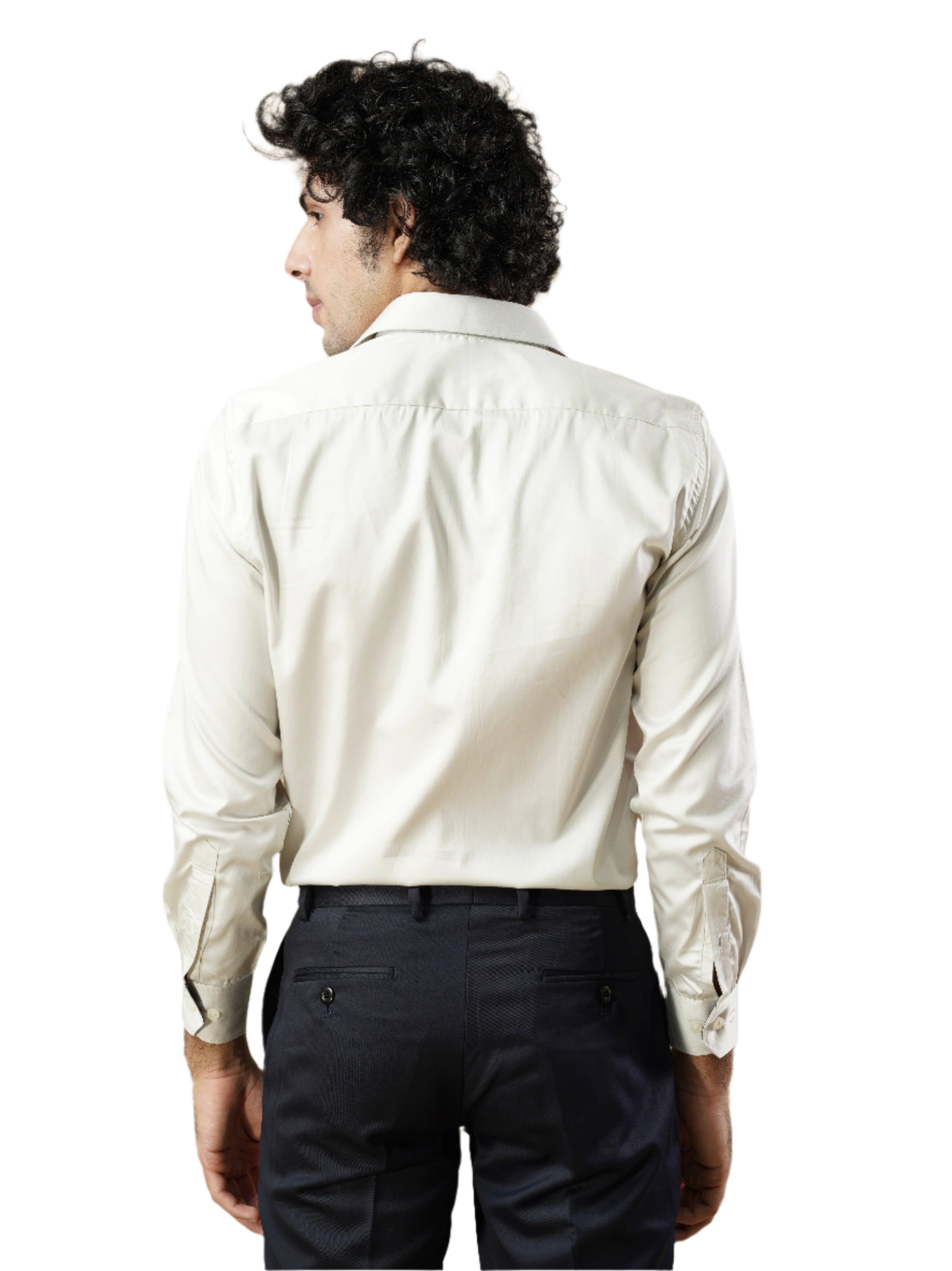 Men's White Formal Full Sleeves Shirt