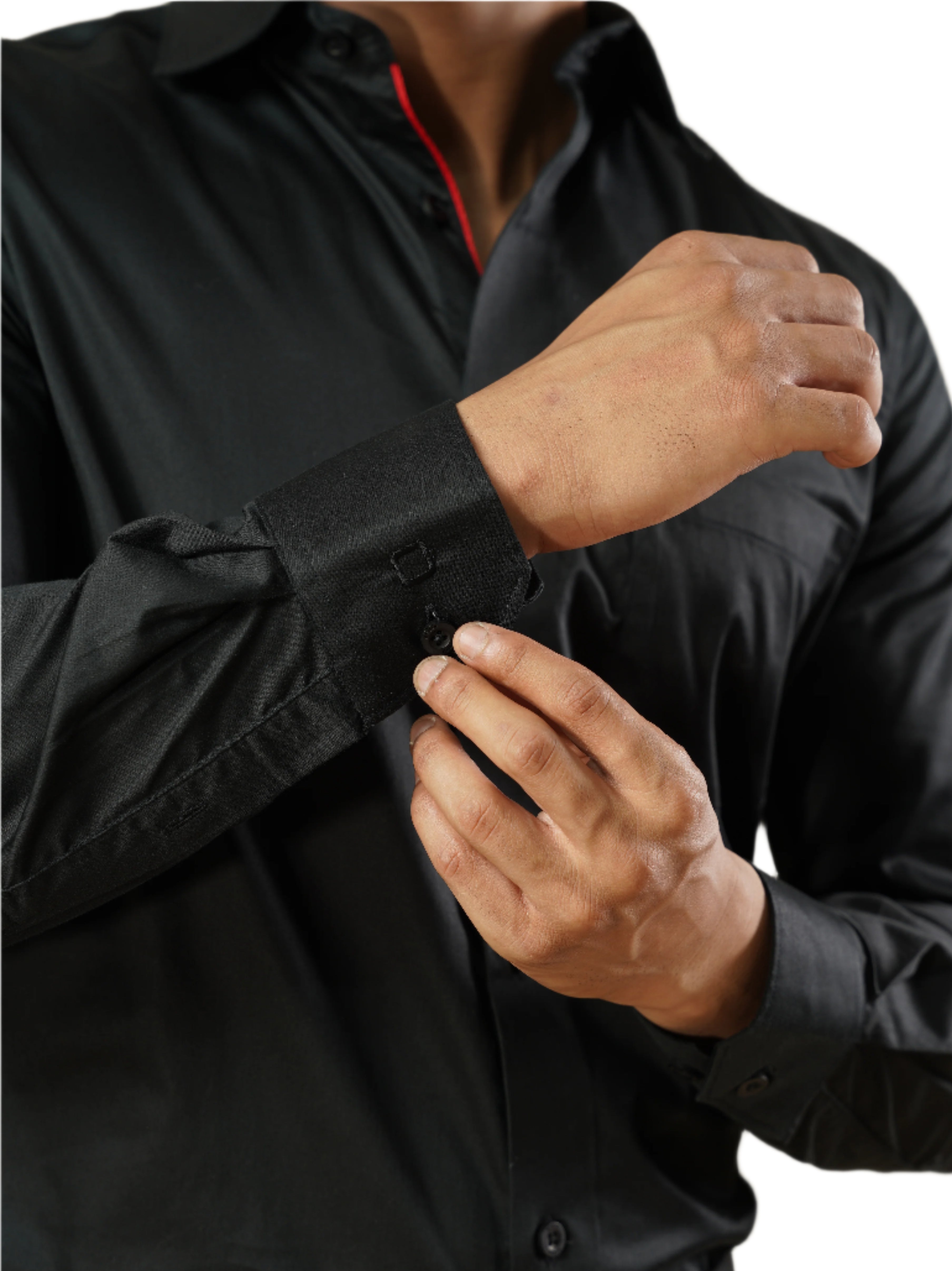 Men’s Black Formal Full Sleeves Shirt